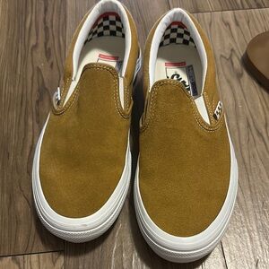 Vans Men's Brown Slip-On Sneakers